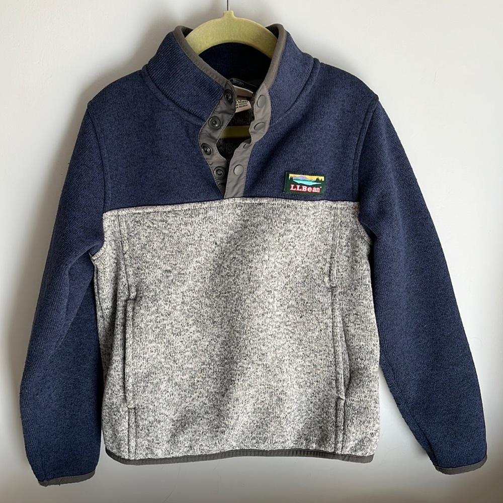 L.L.Bean Sweater Fleece Pullover size 5/6